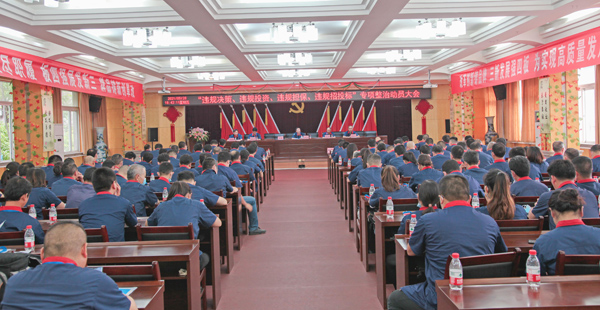 公司召開“違規(guī)決策、違規(guī)投資、違規(guī)擔(dān)保、違規(guī)招投標(biāo)”專項整治動員大會