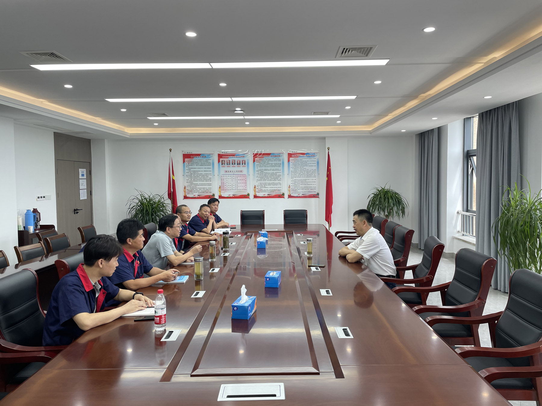 集團(tuán)公司黨委委員、總工程師周俊到公司調(diào)研 