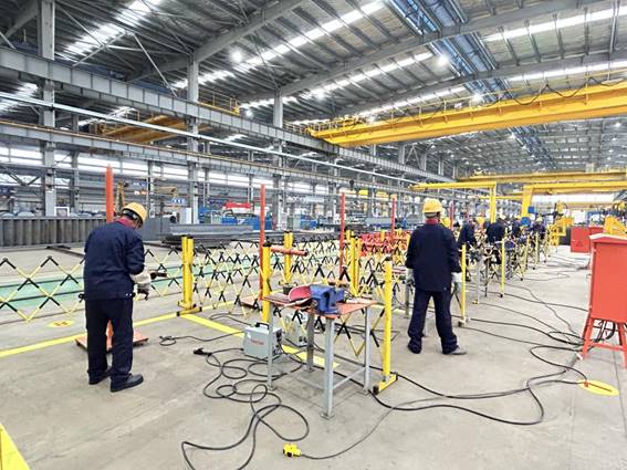 公司舉辦電焊工、電工技術(shù)比武